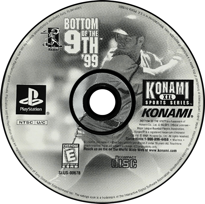 Bottom of the 9th 99 media 5 for Playstation